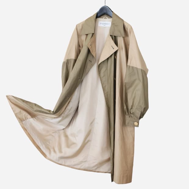 Yves Saint Laurent Two-Tone Trench
