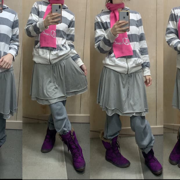 [직수입] 빈티지 diesel 니트 스카프 