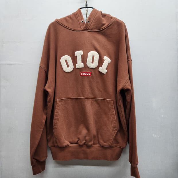 OIOI 오아이오아이 빅로고 후드티 2XL