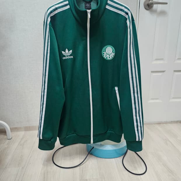 (110)2XL☆초대장급아디다스파이어버드팔메이라스백로고[딥그린]트랙탑져지