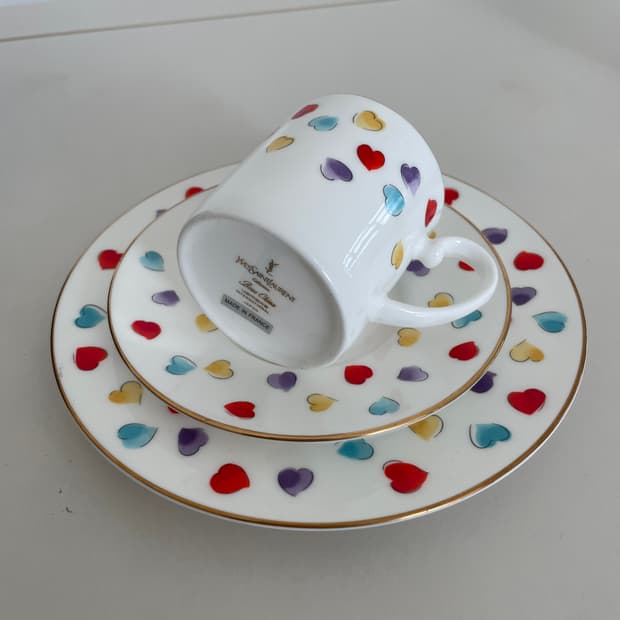 입생로랑 컵 & 소서 & 플레이트