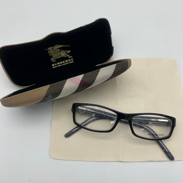 버버리 BURBERRY 스퀘어 뿔테 안경 B-2040-A