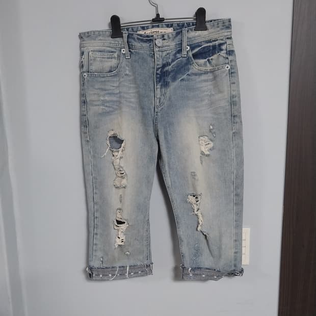 버커루 남자32 인치 7부 데닝