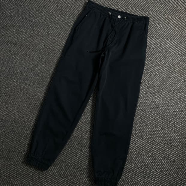 컨버스 코튼 밴딩 조거 팬츠 블랙y 4625