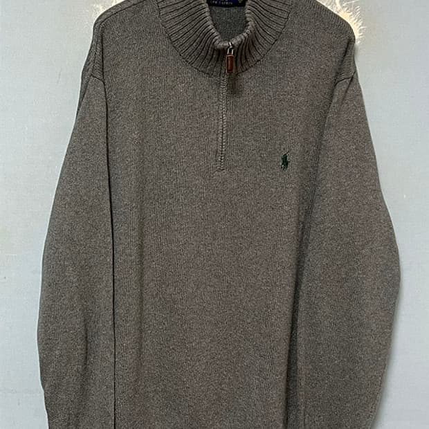 POLO 폴로 남자 반집업니트 기본 빅사이즈 4XL 120