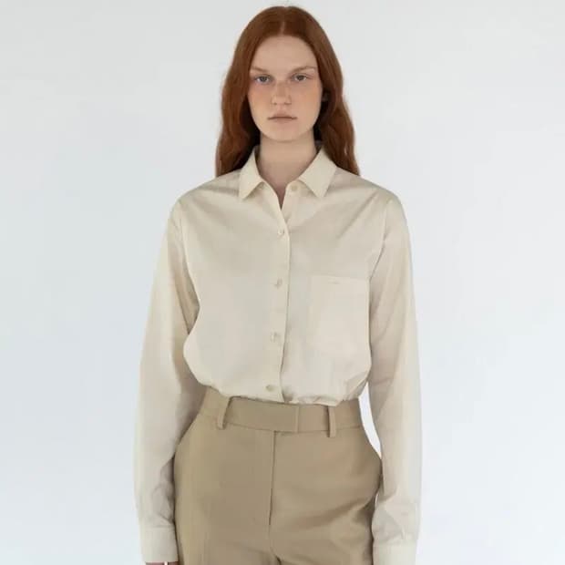 lfm poplin over shirt 렉스핑거마르쉐