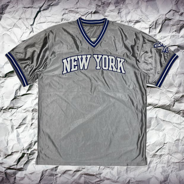 90s 사우스폴 새틴 져지