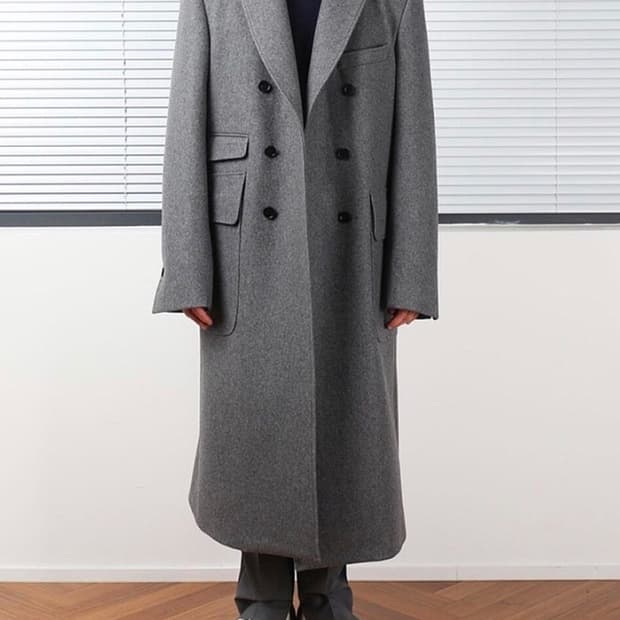 (YEARSAGO) 이얼즈어고 타임리프 01-2 코트 멜란지그레이 L(1