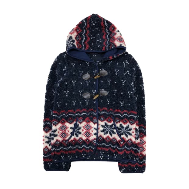 노르딕 후드 가디건