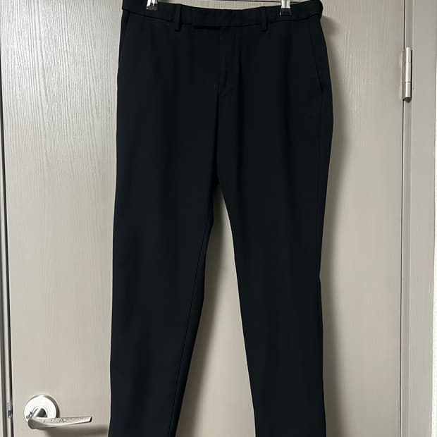 라이트웨이트 스키니 히든 밴딩 크롭 슬랙스