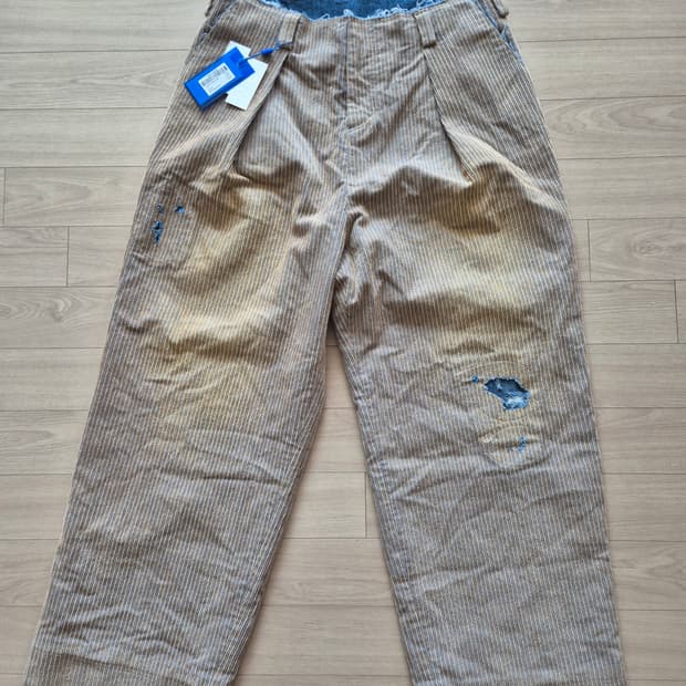 [새상품/XL] 아더에러 카리드 에이징 트라우저 베이지