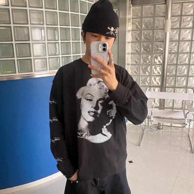 MARILYN MONROE LS TEE 마릴린 먼로 LS 티셔츠