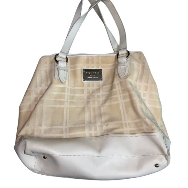 빈폴 체크 패턴 빅 숄더백