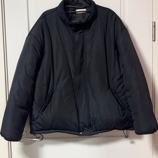 간절기용 블랙 경량 점퍼 (남여공용)