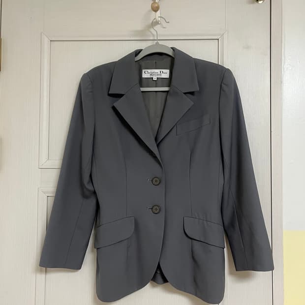 크리스찬 디올 Dior 그레이 자켓&스커트 셋업