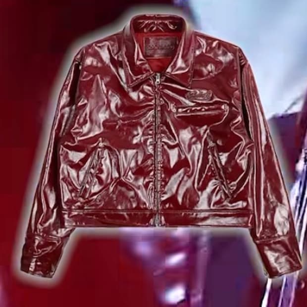 구합니다)배드블러드 레더 자켓 레드