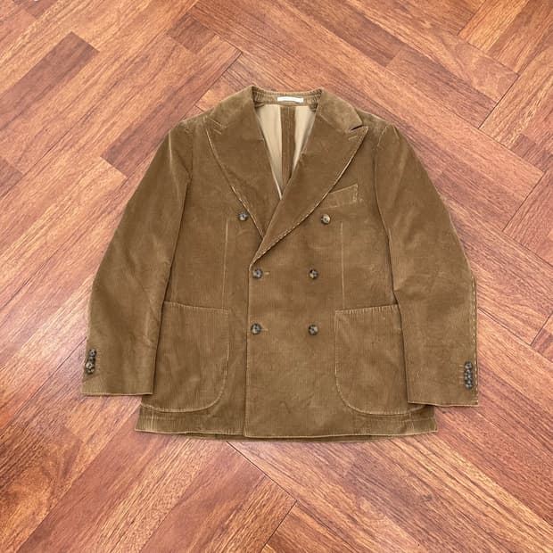 수트서플라이 코듀로이 더블 자켓