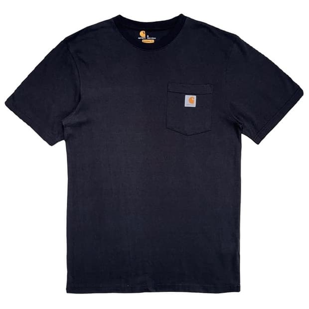 CARHARTT 반팔 티 블랙 S