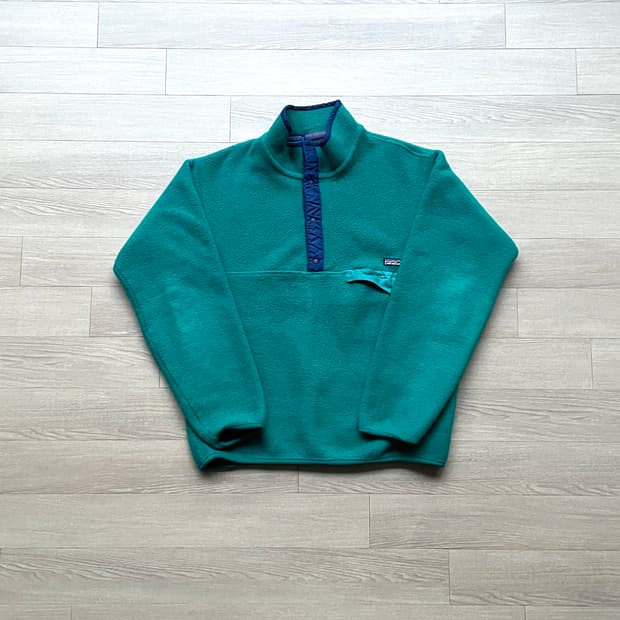 90s 파타고니아 신칠라 틸 그린 블루 rare 빈티지