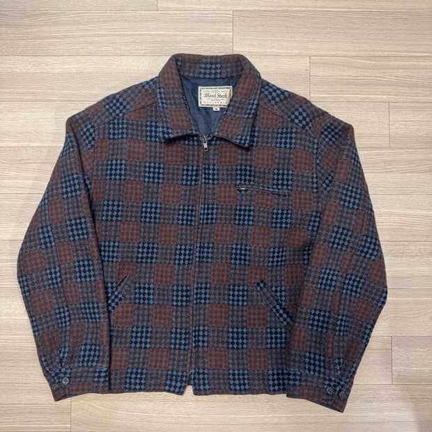 일본 브랜드 블러드 스탁 울 스포츠 자켓 M