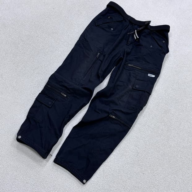 M 디스이즈네버댓 블랙 카고 팬츠 0403E