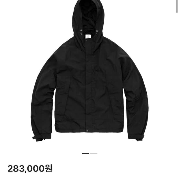 (4)폴리테루 하드 쉘 자켓 블랙