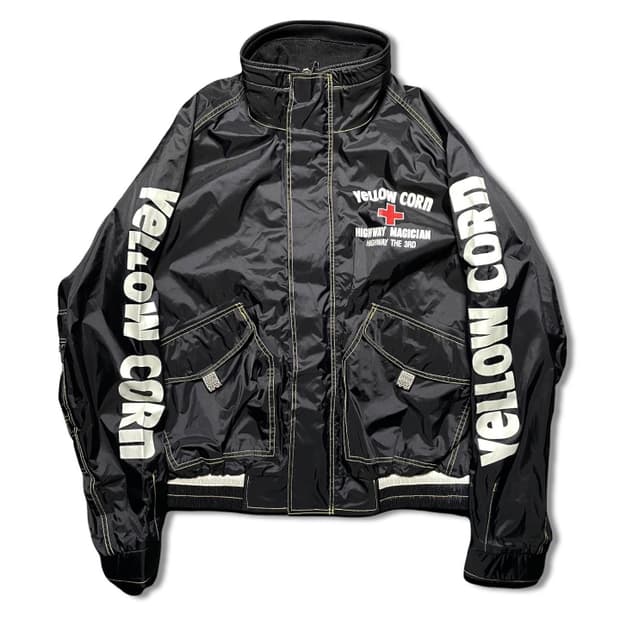 옐로우콘 나일론 레이싱 봄버