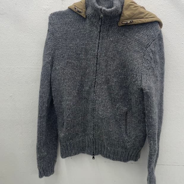 Dkny 패딩후드 스웨터 집업