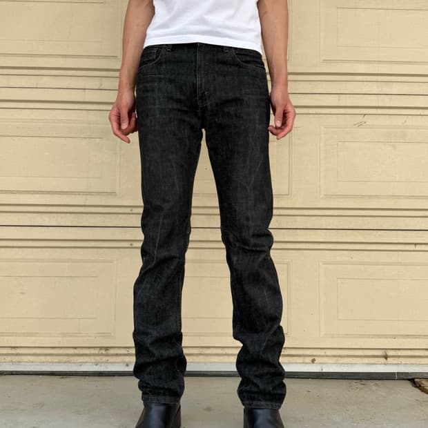 Black faded Levi’s 505(30x34)