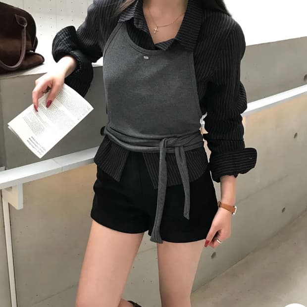 베이델리 코듀로이 숏팬츠 블랙 새상품