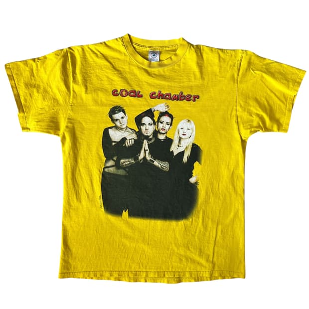 빈티지 90s Coal Chamber 반팔 티셔츠