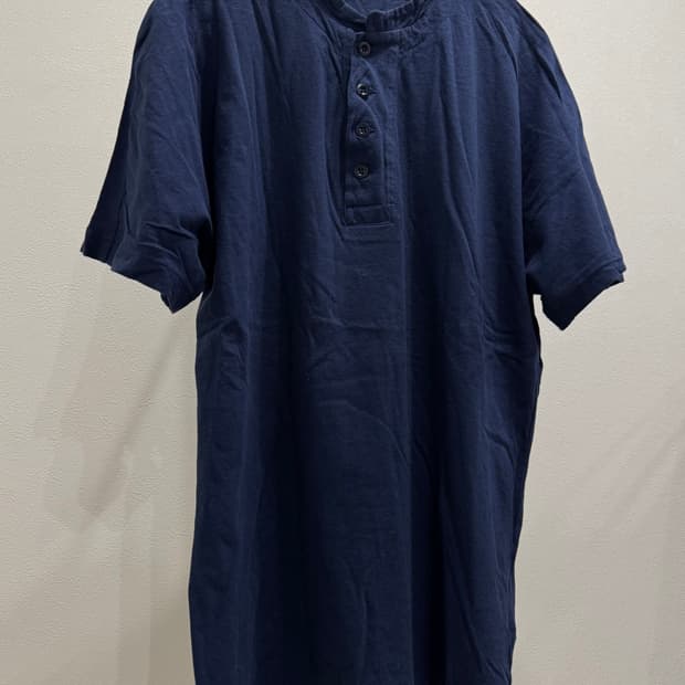 요지야마모토 뿌르옴므 헨리넥 티셔츠