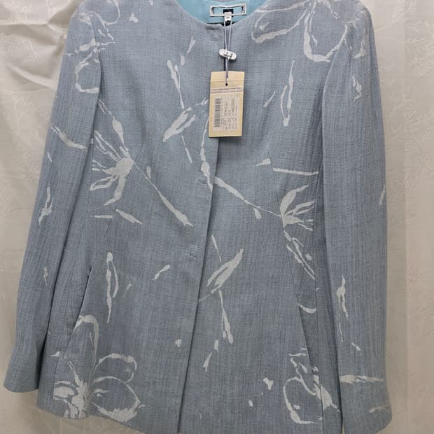 빈티지 조르지오 아르마니 하늘색 자켓 6사이즈 