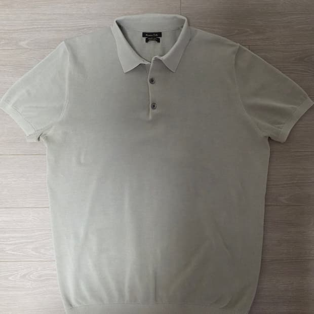 마시모두띠 반팔 카라티 Light Grey XL