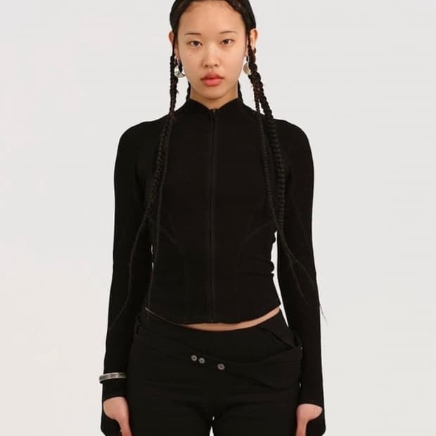 Hyein Seo - Slashed Zip Top