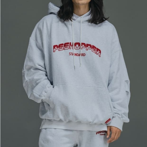 [105-110]피에스쇼퍼 오버핏 기모 후드티