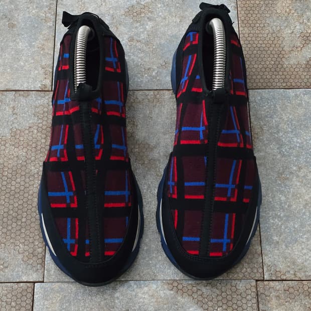 (240)마르니 플래드 체크 슬립온