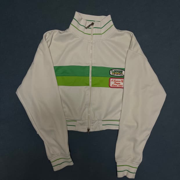 반스 Vans 커스텀 크롭 져지 트랙탑