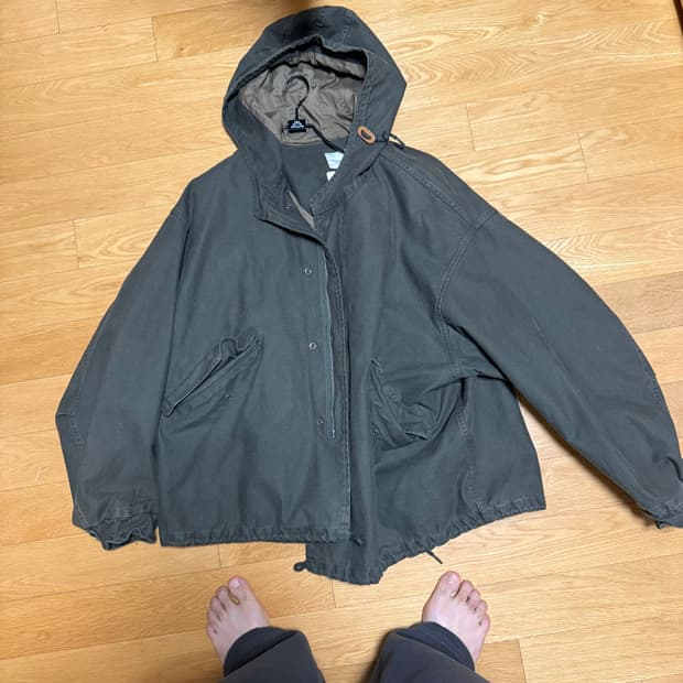 퍼렌 m51 숏파카 올리브 팔아요 2사이즈 