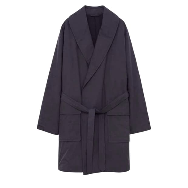 마카웨어 스터피드 숄카라 코트