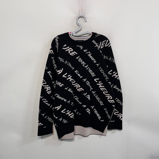 한섬 타임 니트 90 