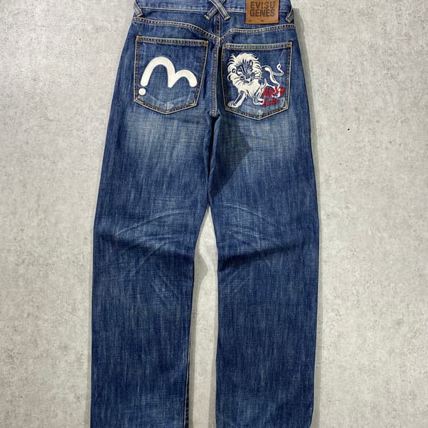 [29] Evisu 에비수 자수 디테일 레귤러핏 데님팬츠