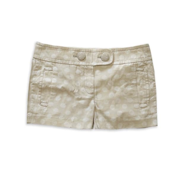  Two button polka dot shorts