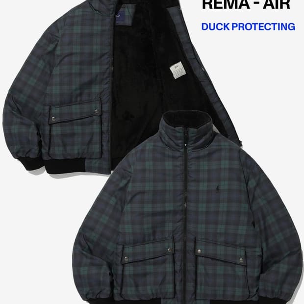 예일 BOA BOMBER JACKET BLACK WATCH