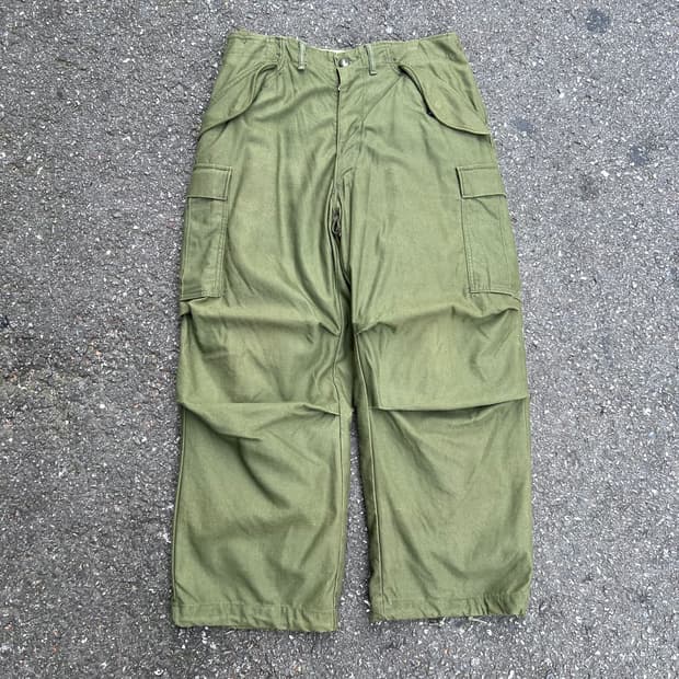 1970's 오리지널 M-65 필드팬츠 내피 포함 S-S