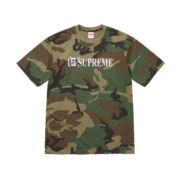 Supreme 스컬티셔츠 우드랜드 카모 25fw