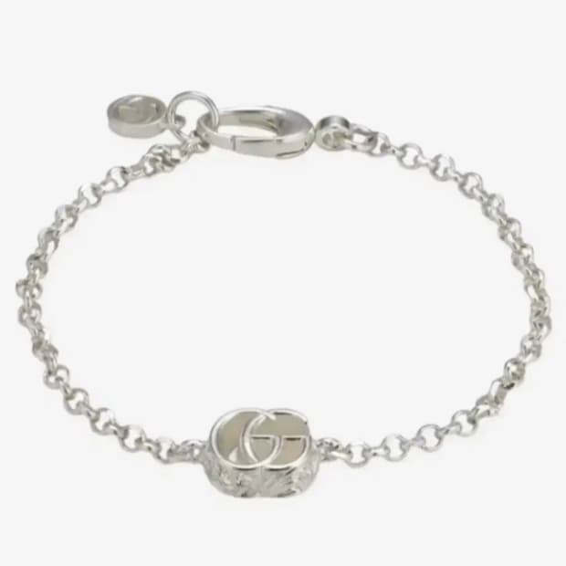 구찌 GG 마몽 브레이슬릿 925 스털링 실버