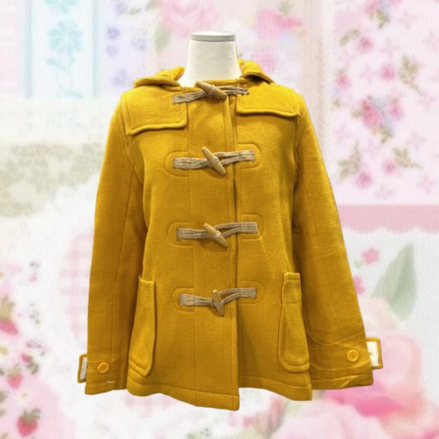 모리걸 노랑 떡볶이코트 아오이유우 곰돌이룩