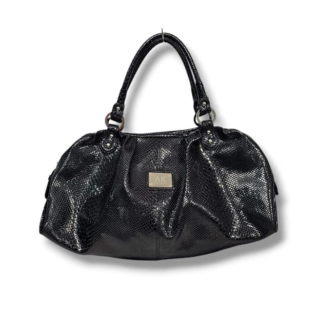 Anne Klein 앤클라인 블랙 가죽 토트백