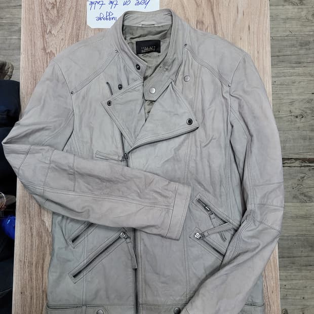 ZARA MAN 자라 가죽 라이더 자켓